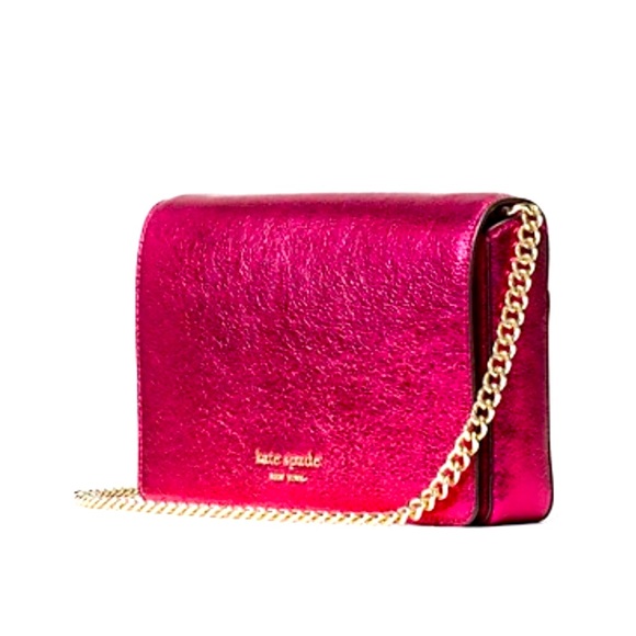 Kate Spade New York Spencer Metallic Chain Wallet - Picture 2 of 6